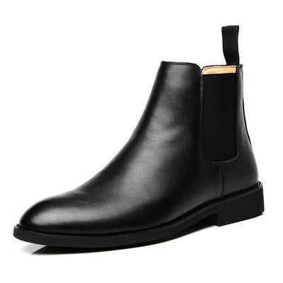 Men Elegant PU Leather Boots